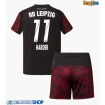 Maglie da calcio RB Leipzig Conrad Harder #11 Terza Maglia Bambino 2025-26 Manica Corta (+ Pantaloni corti)